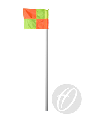 Flag Pole with Flag, Socket & Lid