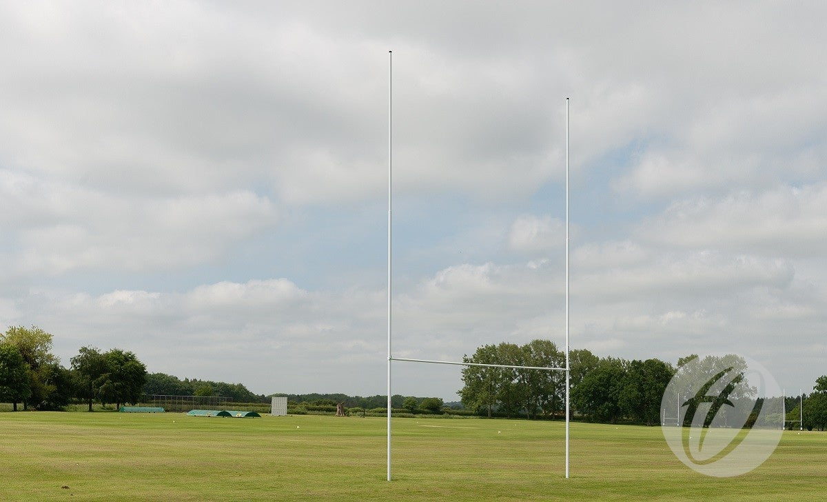 Old Rugby Posts Rugby Posts - 6.6m Aluminium Demountable – Grimshaw Sports Equipment