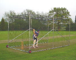 Freestanding Cricket Practice Bay