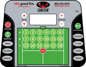 Lobster Elite Grand 5 Tennis Ball Machine