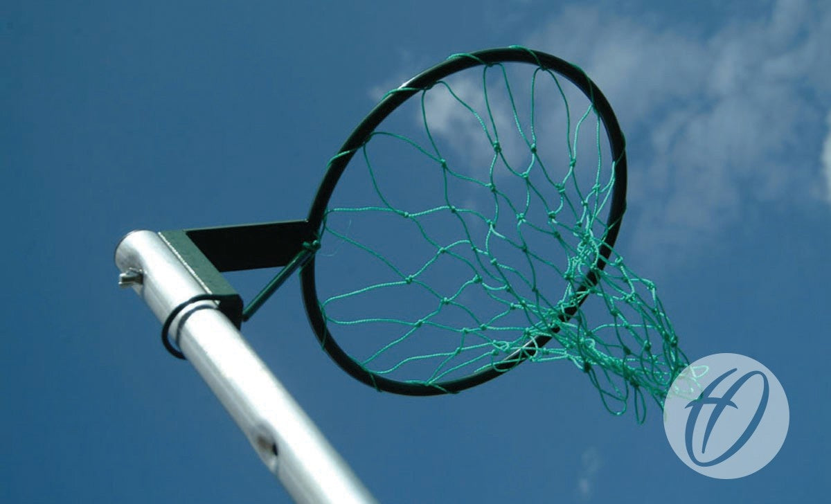 Netball Net String Netball Nets - Practice Green/Orange x4 – Grimshaw Sports Equipment
