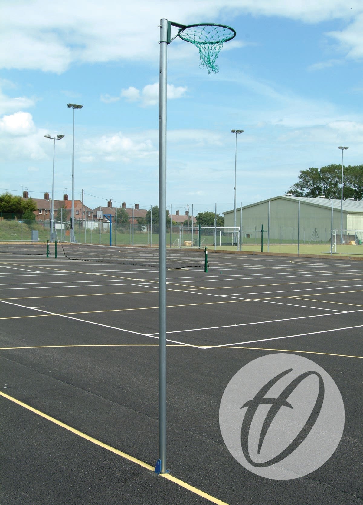 Netball Posts - 16mm Ring - Socketed Regulation – Grimshaw Sports Equipment