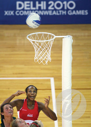 Sprung Floor Socketed Indoor International Netball Posts