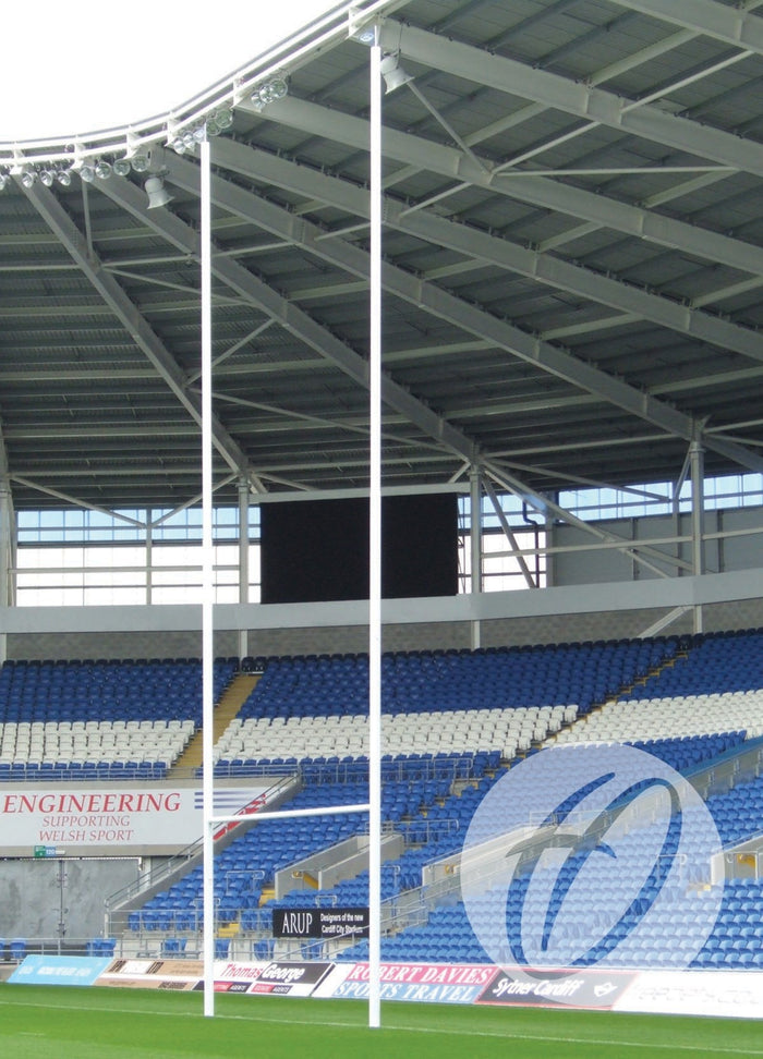 Rugby Posts - 11m Hinged Aluminium – Grimshaw Sports Equipment