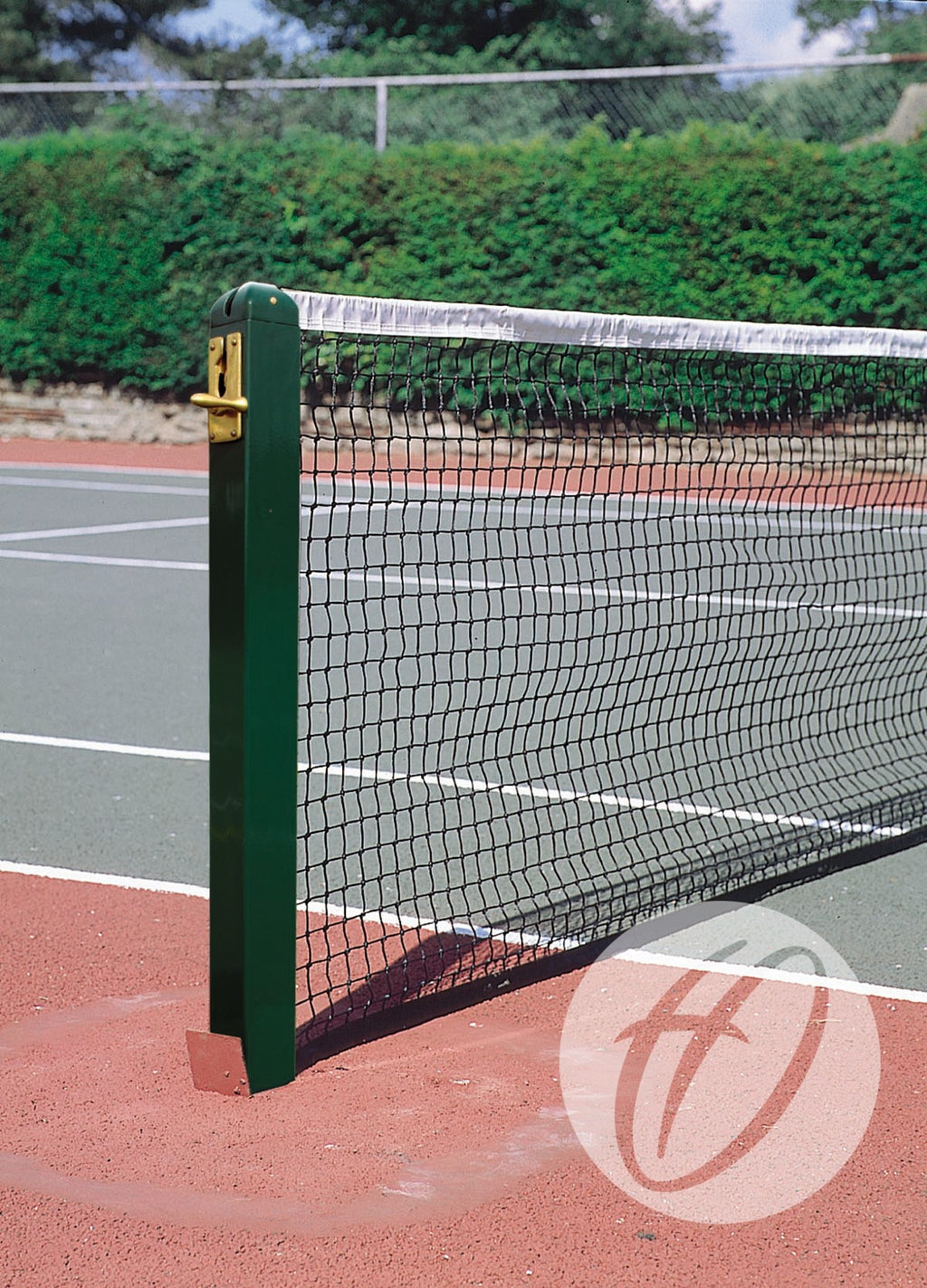 Square Aluminium Tennis Posts and Sockets